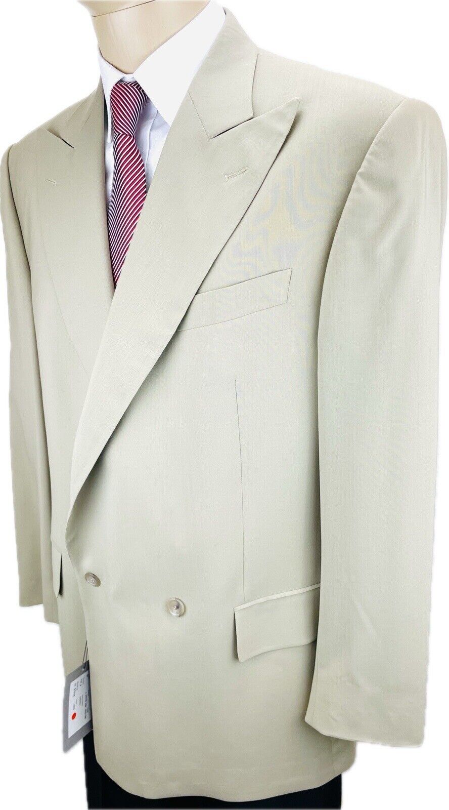 Van Laack Doppelreiher 50 NEU Herren Sakko Jacke Jackett Clubblazer Anzug Beige
