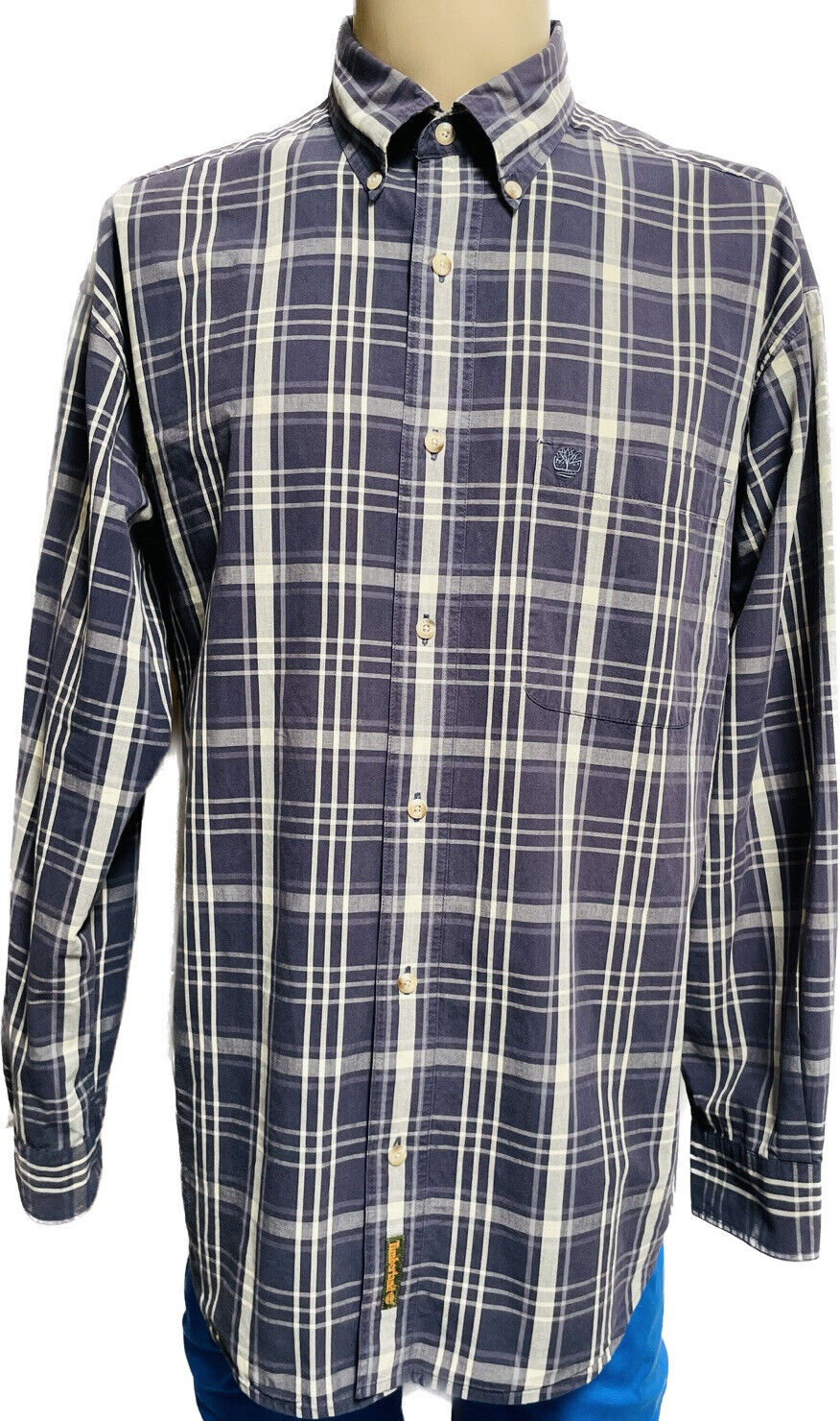 Timberland Hemd Gr. L Herren Hemden Männer Sweatshirt Poloshirt Outdoor Vintage