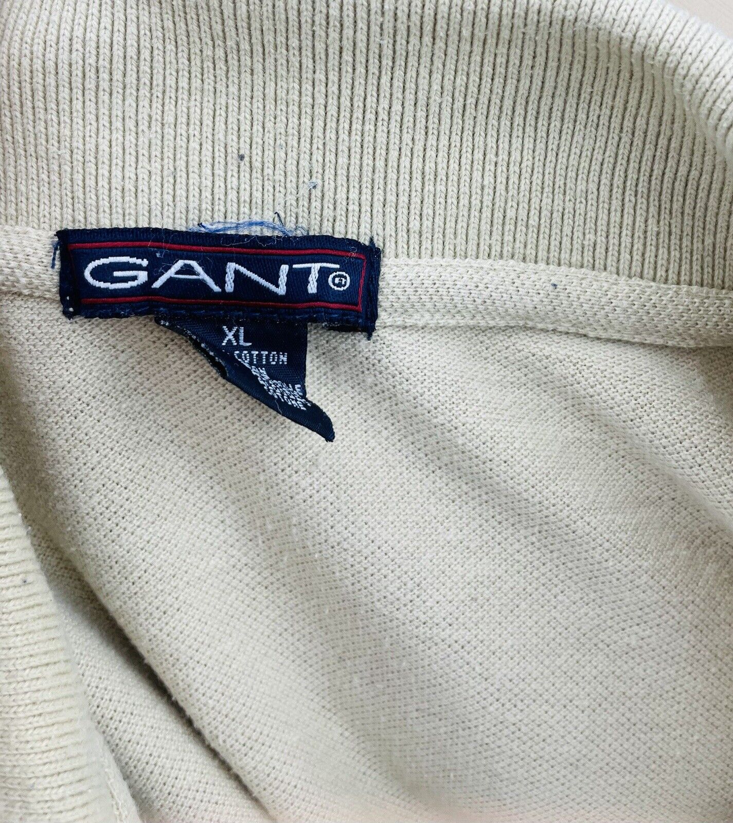 GANT Poloshirt Gr. XL Herren T-Shirt Männer Sweatshirt Hemd Polo Vintage USA Y2K
