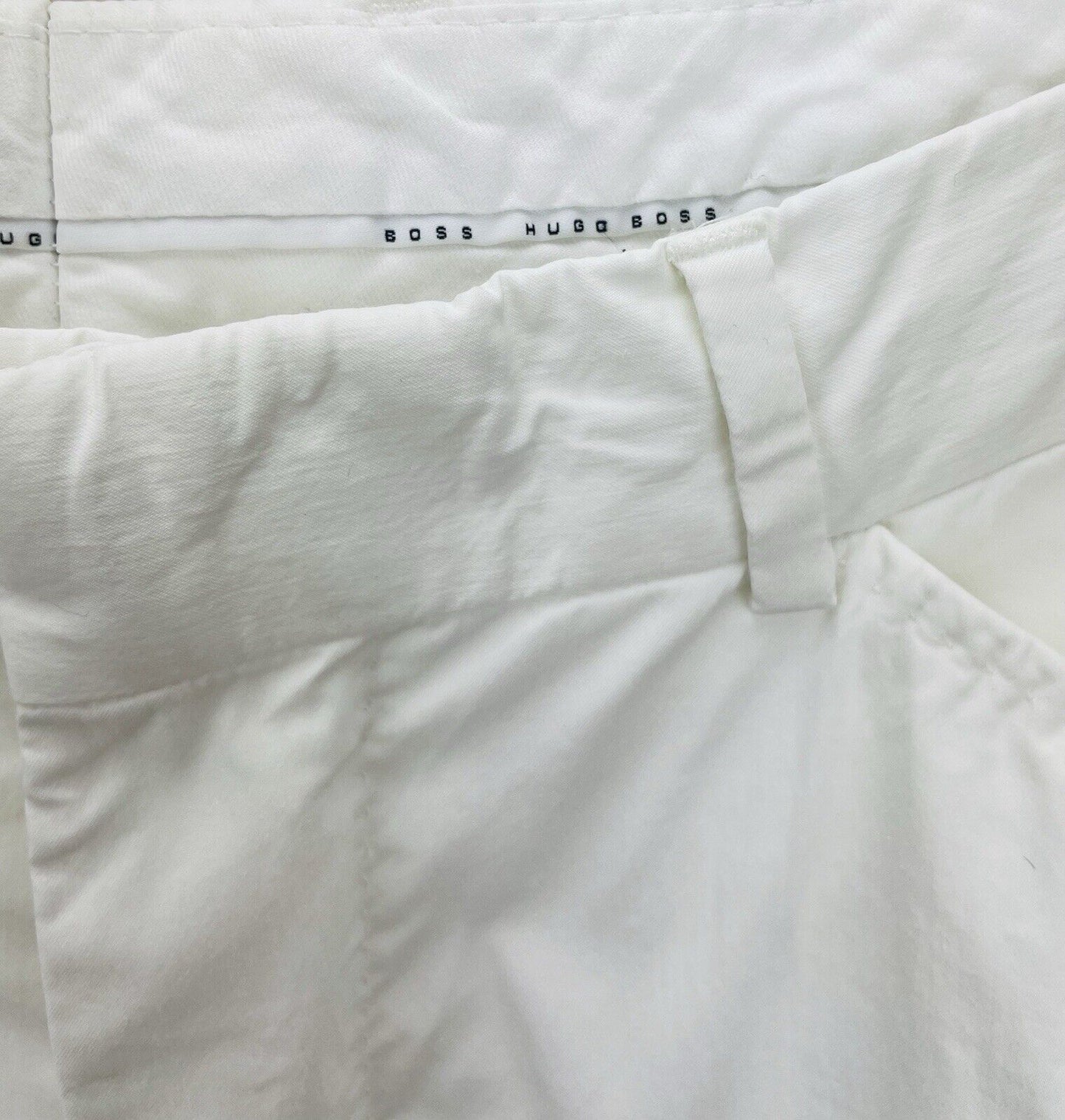 Hugo Boss Chino Gr. 98 Herren Hose Männer Hosen Jeans Business Sommer Weiß