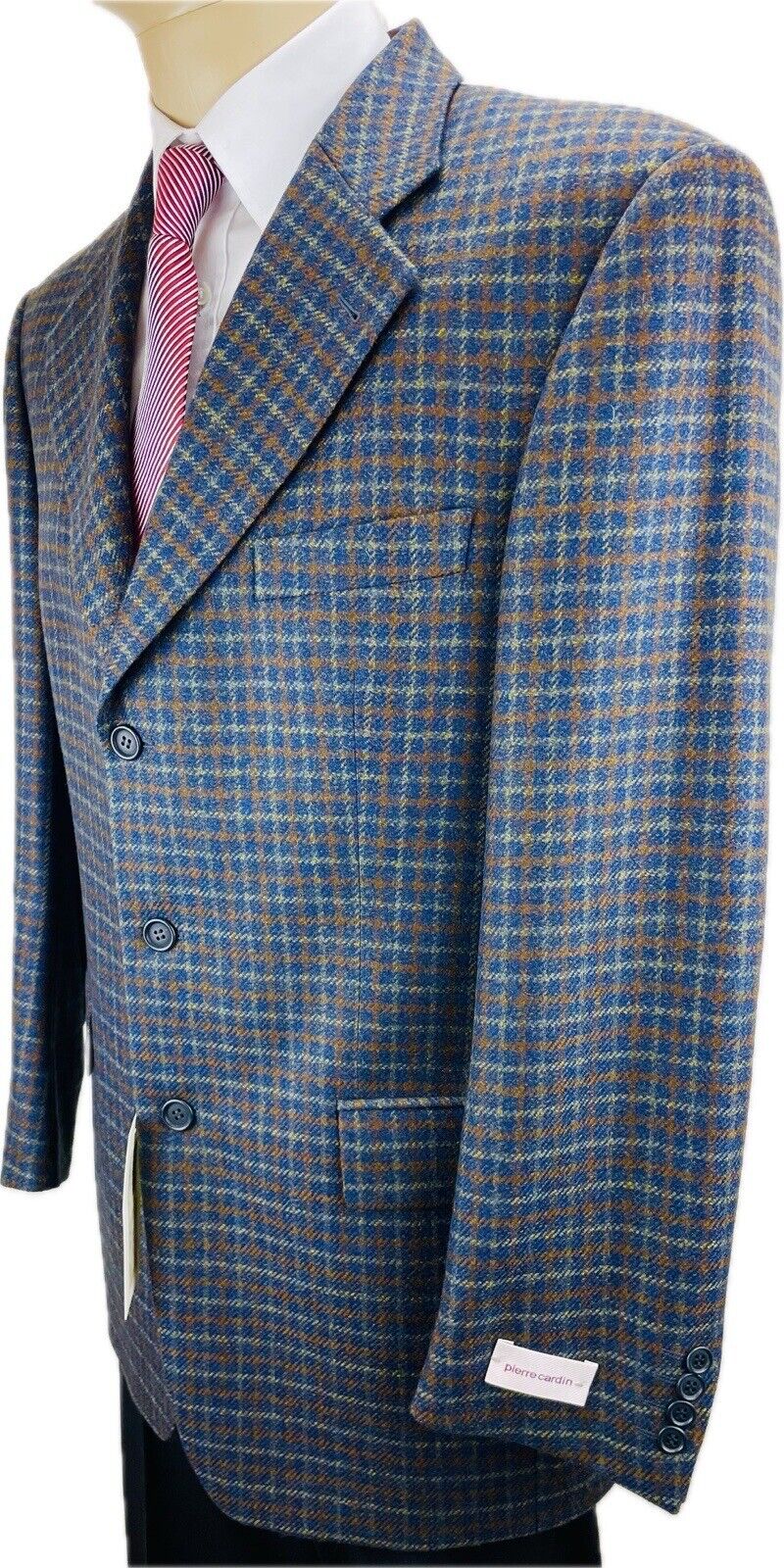 Ermenegildo Zegna Tweedsakko 50 Mohair Herren Jackett Sakko Anzug Kariert Jagd