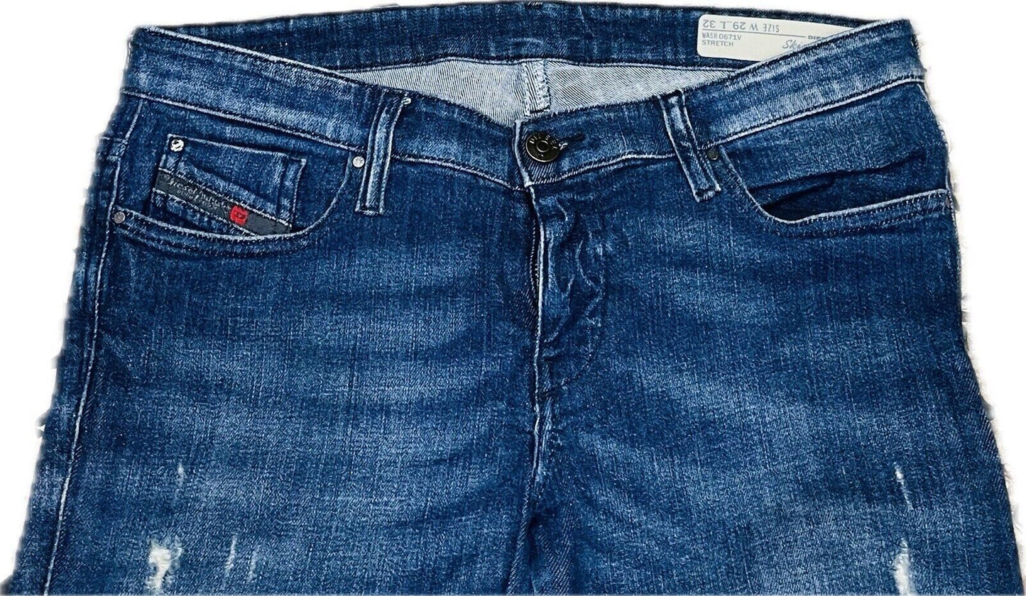 DIESEL Skinzee Low Jeans W29 L32 Damen Jeanshose Hose Frauen Skinny Low Waist