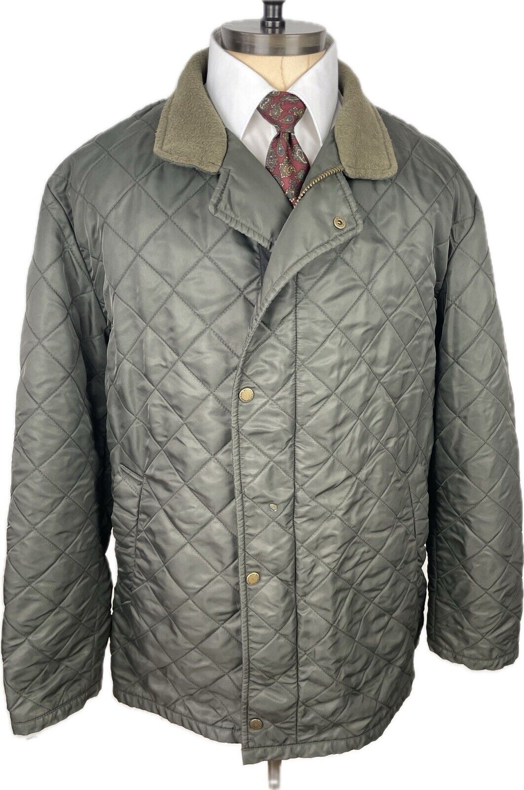Burberry Steppjacke 2XL 56 XXL Herren Parka Mantel Jacken Wachsjacke Jagd Fleece