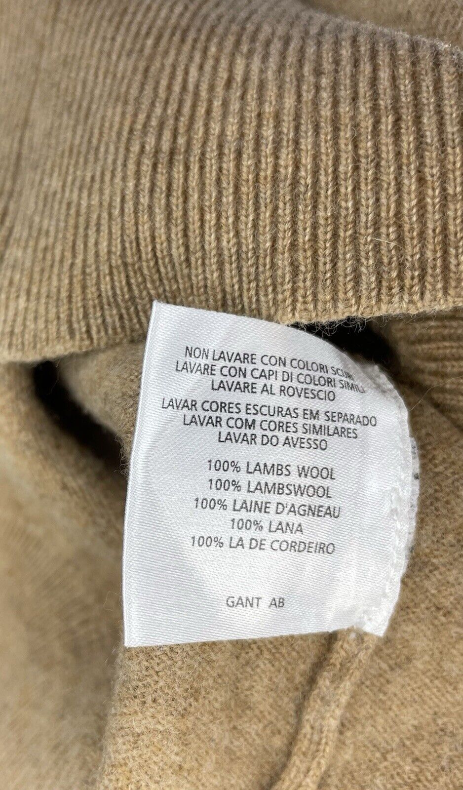 GANT Pullover S Damen Pulli Lammwolle Frauen Pullover Sweater Sweatshirt Winter