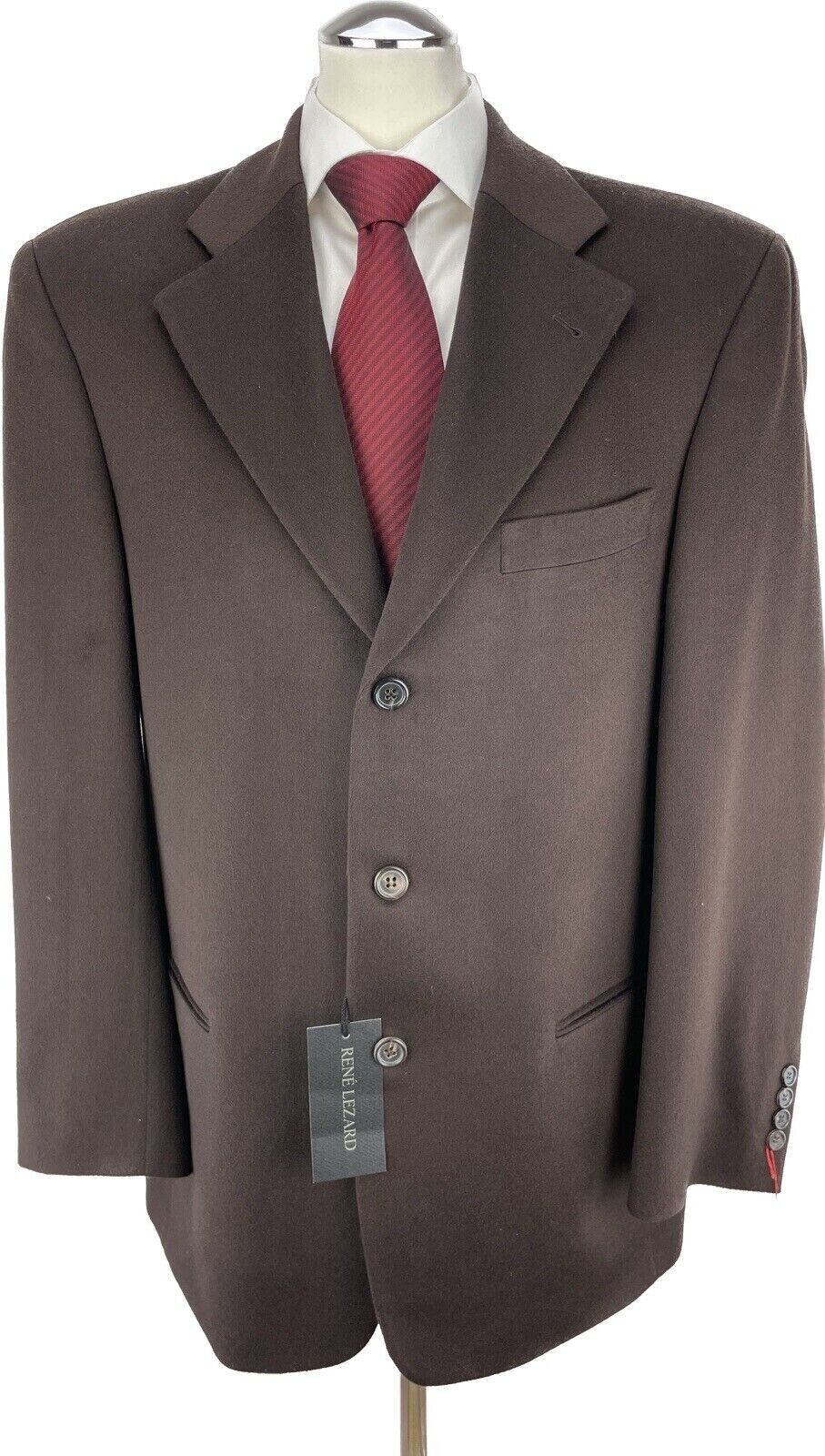 René Lezard Tweedsakko 50 Angorawolle Herren Männer Jackett Jacke Sakko Jagd NEU