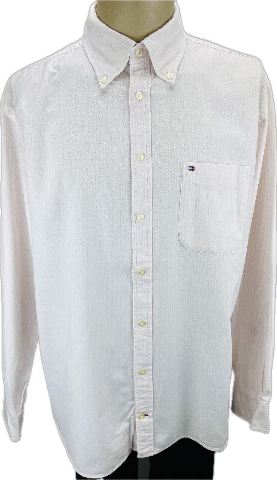 Tommy Hilfiger Hemd XL Oxford Herren Hemden Sweatshirt Poloshirt Vintage USA