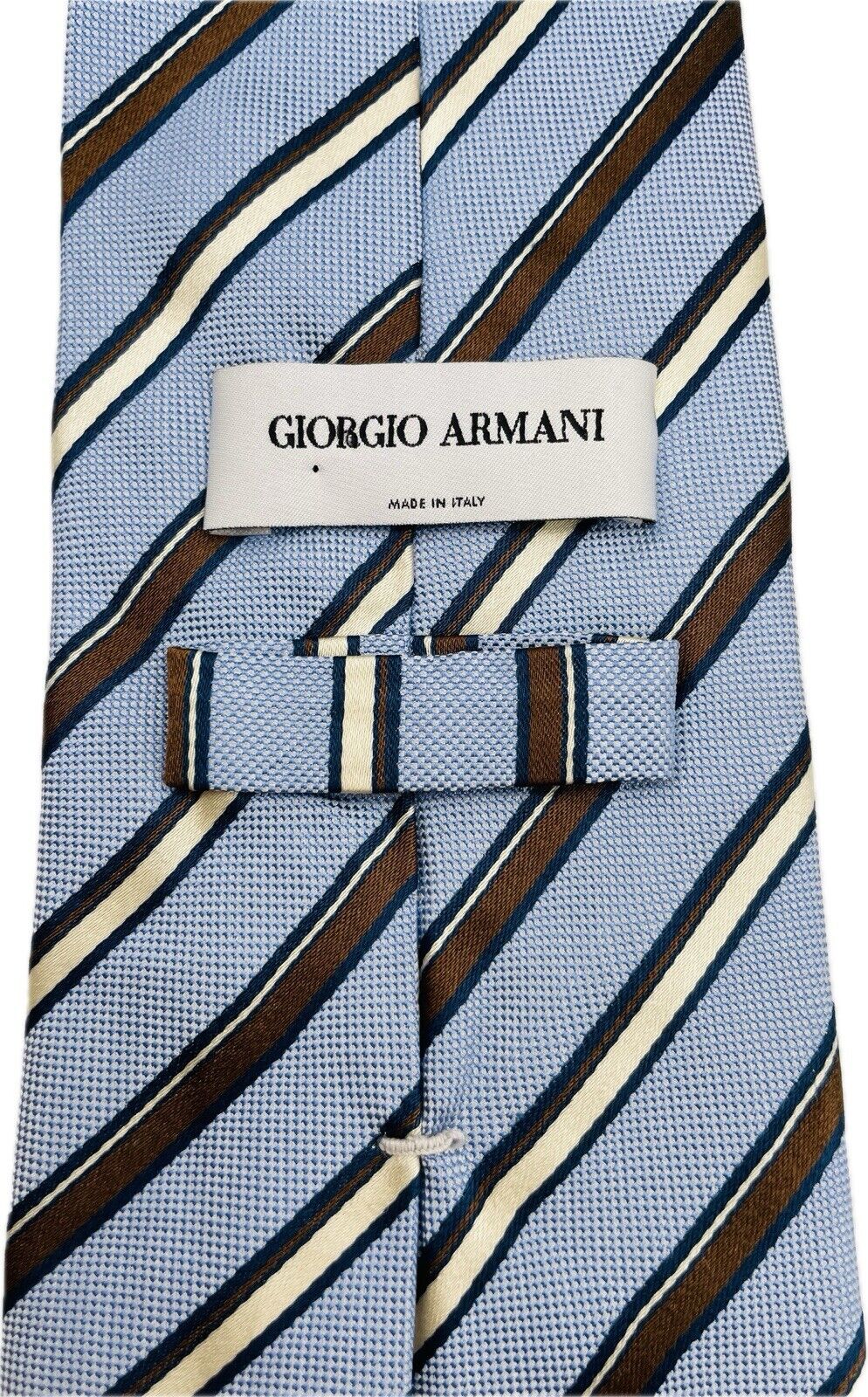 Giorgio Armani Seidenkrawatte Muscheln Maritim Herren Krawatten Vintage Tie