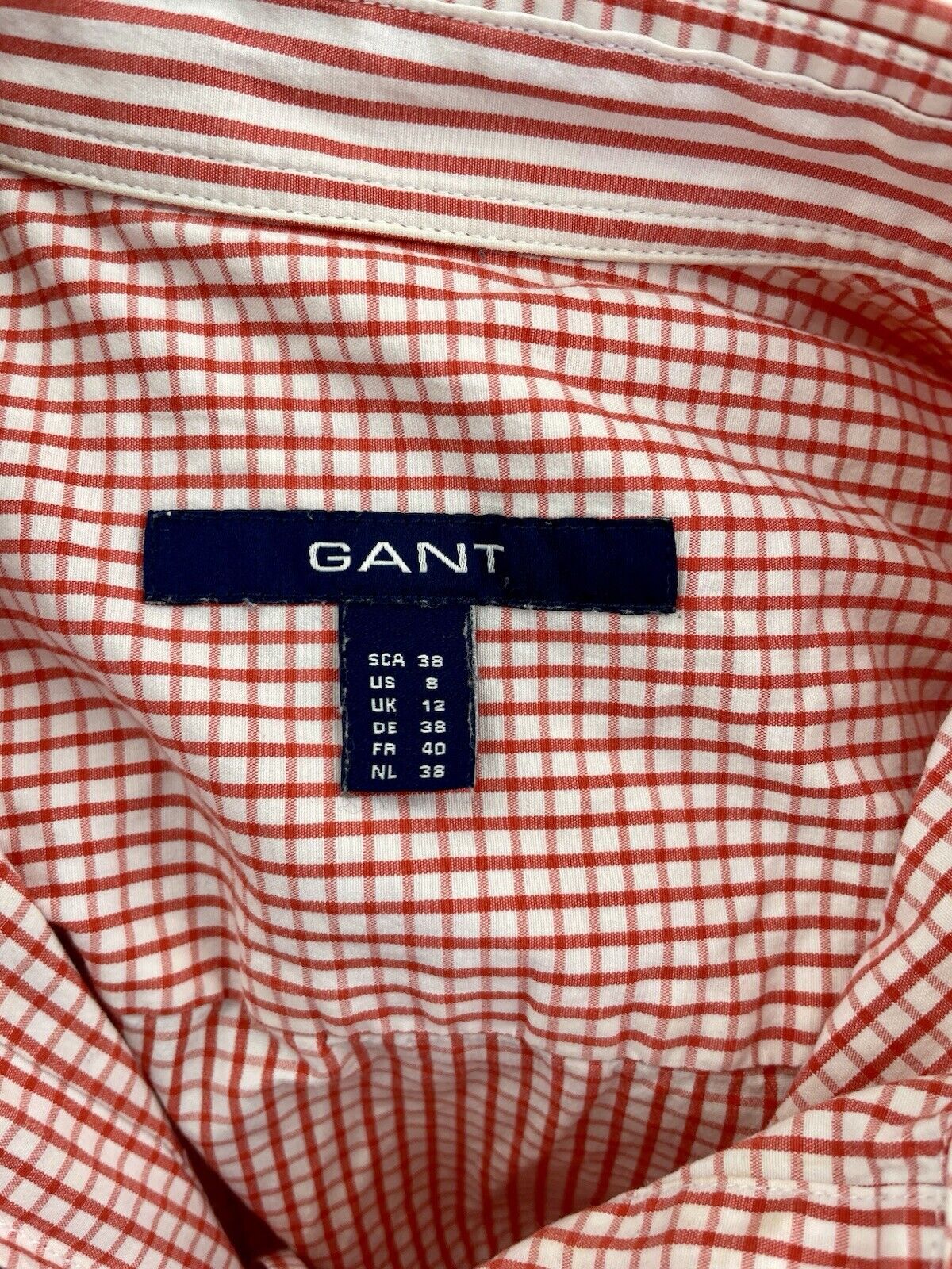 GANT Bluse Gr. M 38 Damen Hemdbluse Sweatshirt Frauen Poloshirt Hemd