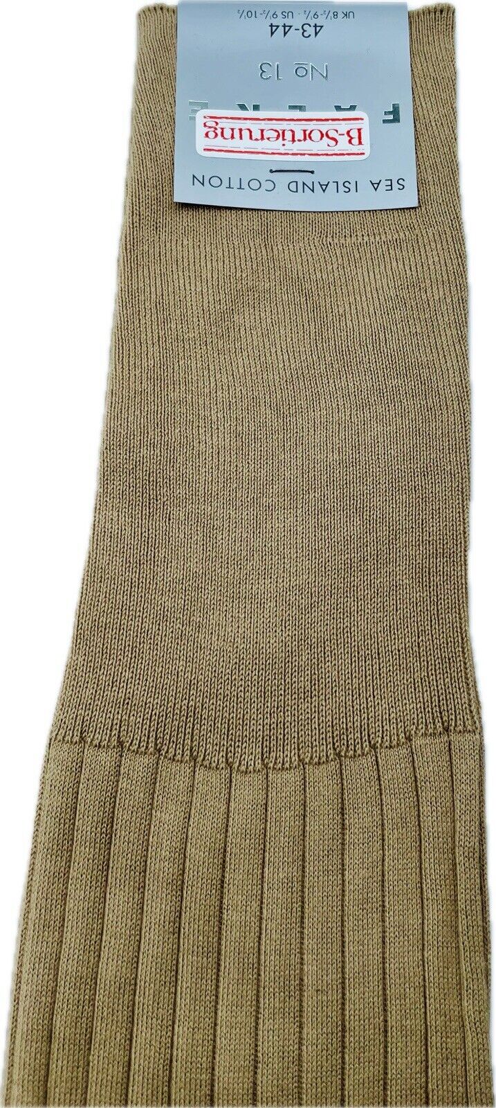 Falke No.13 Socken Gr 43-44 Herren Kniestrümpfe Strümpfe Braun Sea Island Cotton