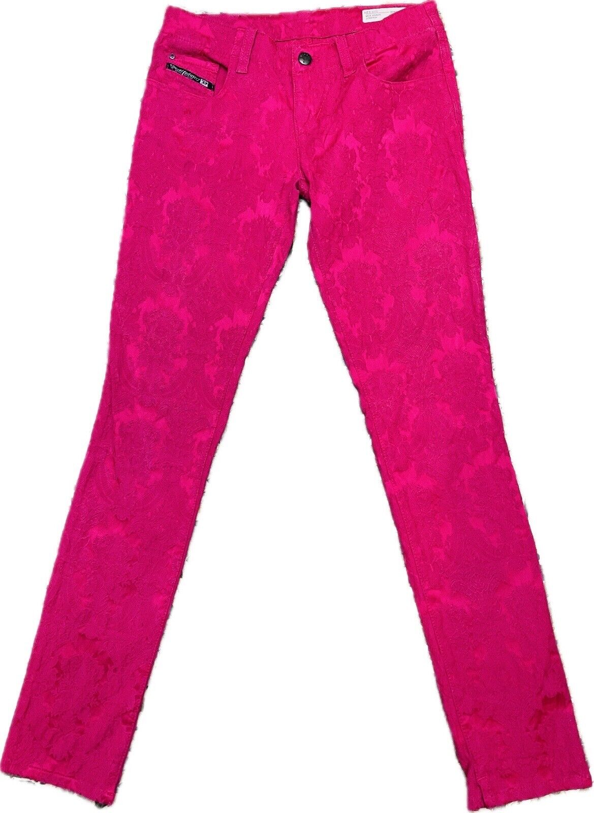 DIESEL Grupeen J Jeans 12y 152 Mädchen Jeanshose Hose Kinder Skinny Pink Hosen