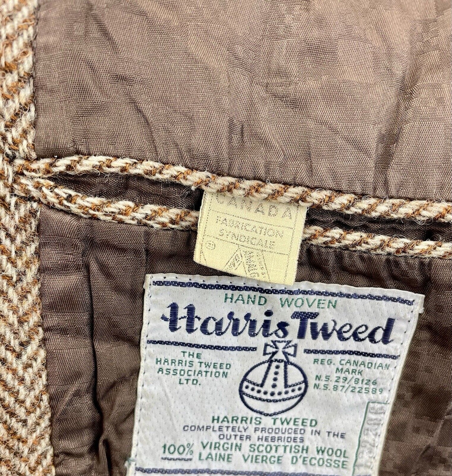 Harris Tweed Tweedsakko 25 Herren Jackett Jacke Anzug Sakkos Jagd Vintage 48