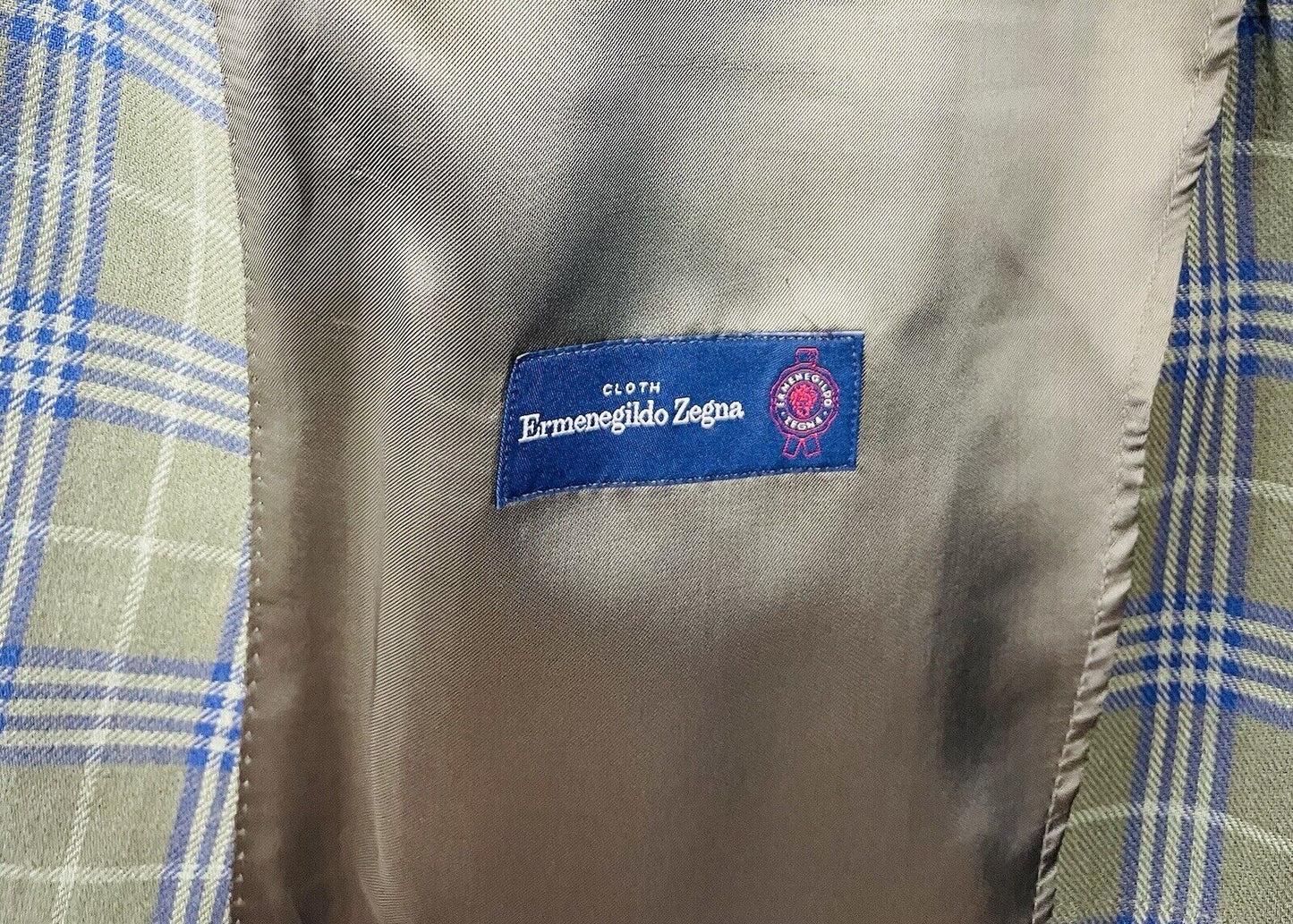 Ermenegildo Zegna Leinensakko 50 Herren Sakko Jackett Jacke Anzug Jagd Tweed