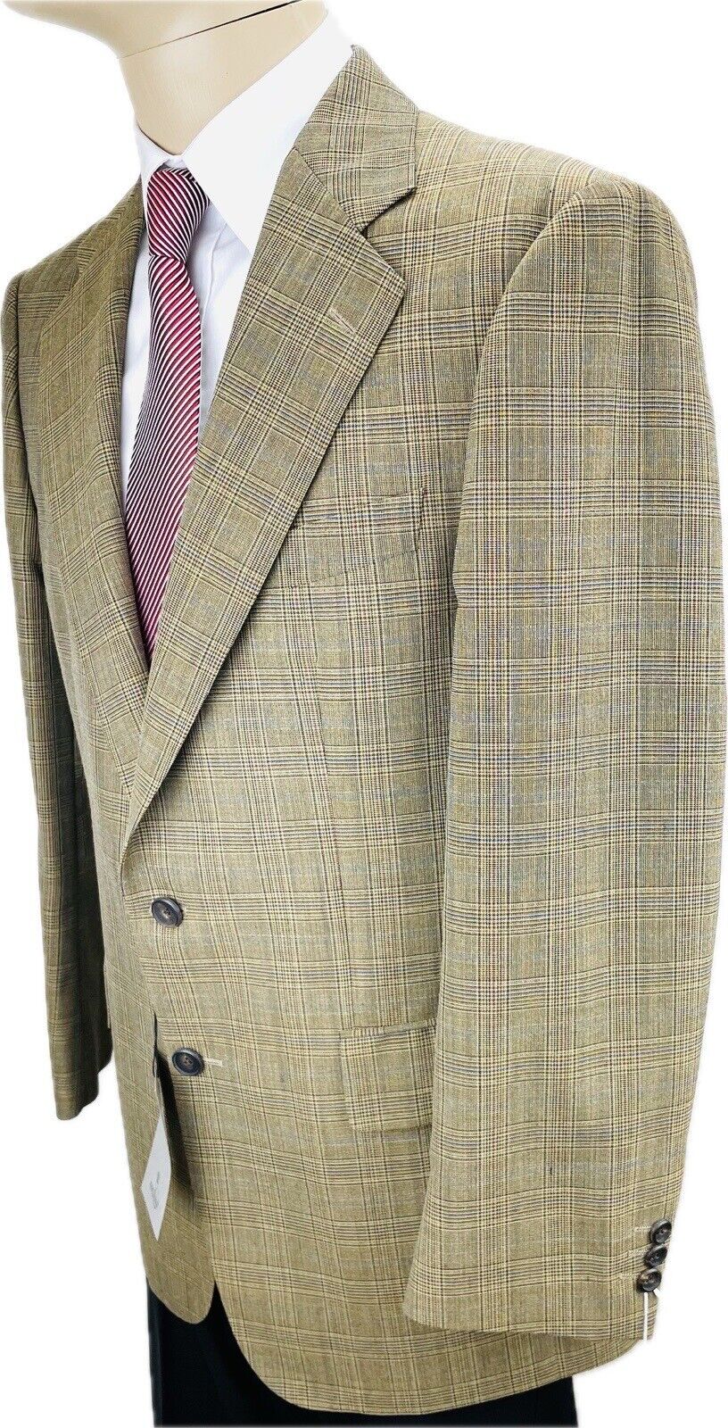 Van Laack Tweedsakko 50 NEU Herren Jackett Jacke Sakko Jagd Tweed Anzug Kariert