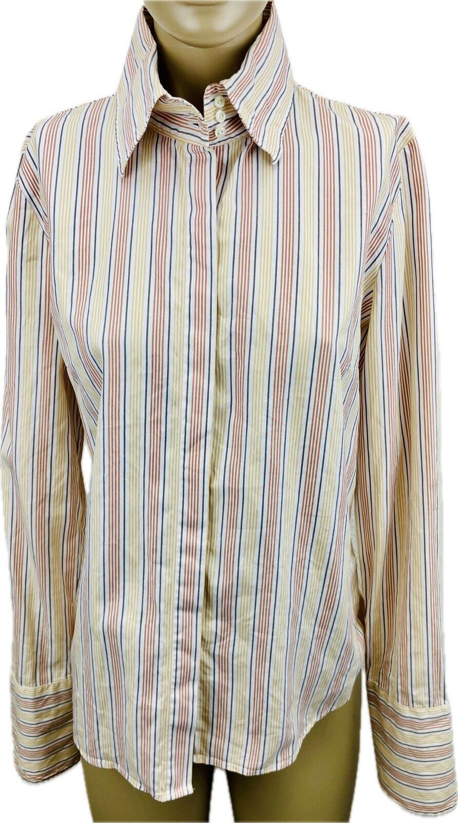 GANT Bluse Gr. M 40 Oxford Damen Hemdbluse Sweatshirt Frauen Poloshirt Hemd