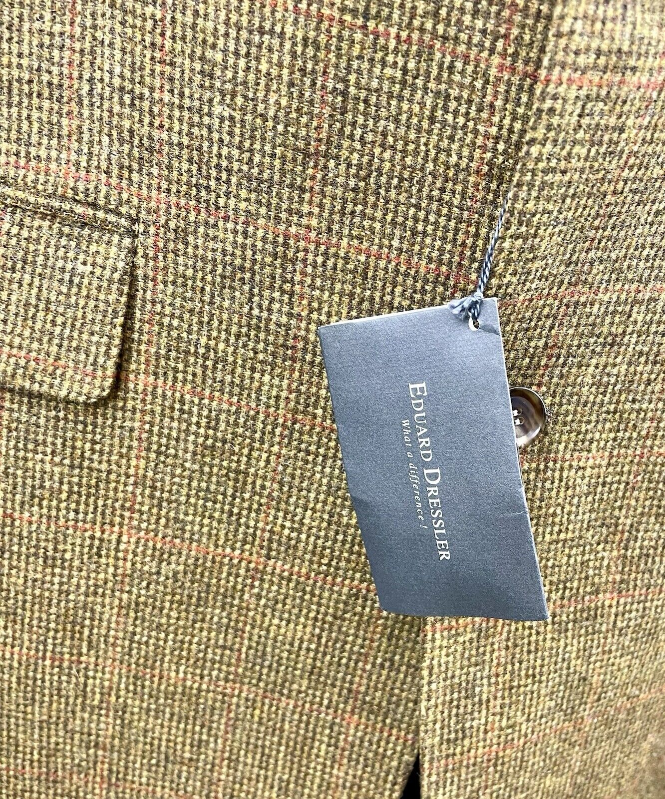 Eduard Dressler Tweedsakko 52 Herren Jacke Männer Jackett Sakko Anzug Jagd Tweed