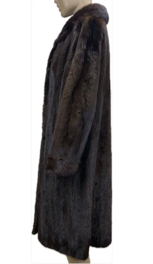 Saga Mink Nerzmantel Gr. 38 M Damen Pelzmantel Echt Pelz Nerzpelzmantel Nerz