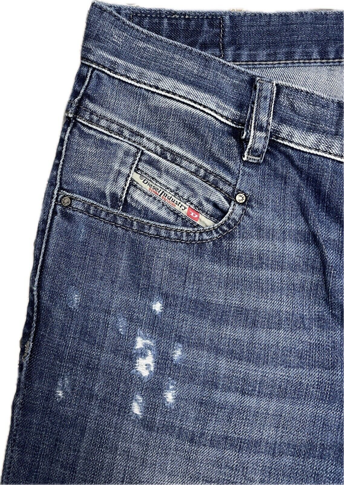 DIESEL Belthy Jeans W25 L30 Damen Jeanshose Low Waist Hose Frauen Skinny Slim