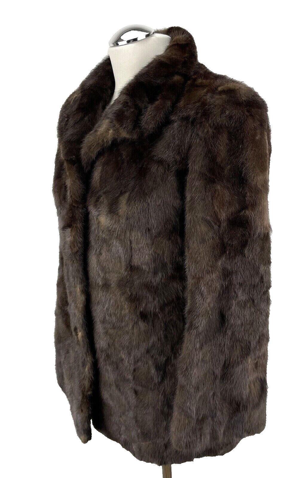 Saga Mink Nerzjacke Gr. 42 L Damen Pelzmantel Echt Pelz Pelzjacke Nerzpelz Nerz