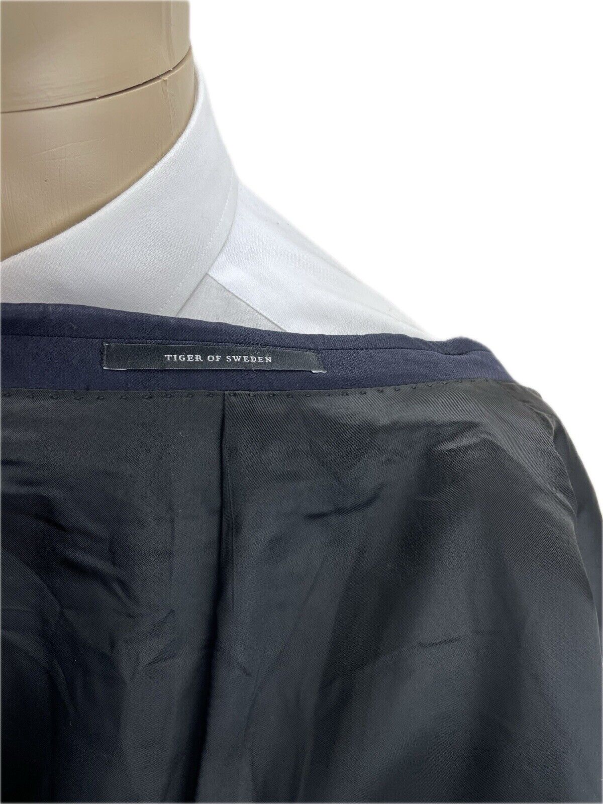 Moschino Anzug 50 Slim Fit Dunkelblau Herren Smoking Hose Sakko 2-Teiler