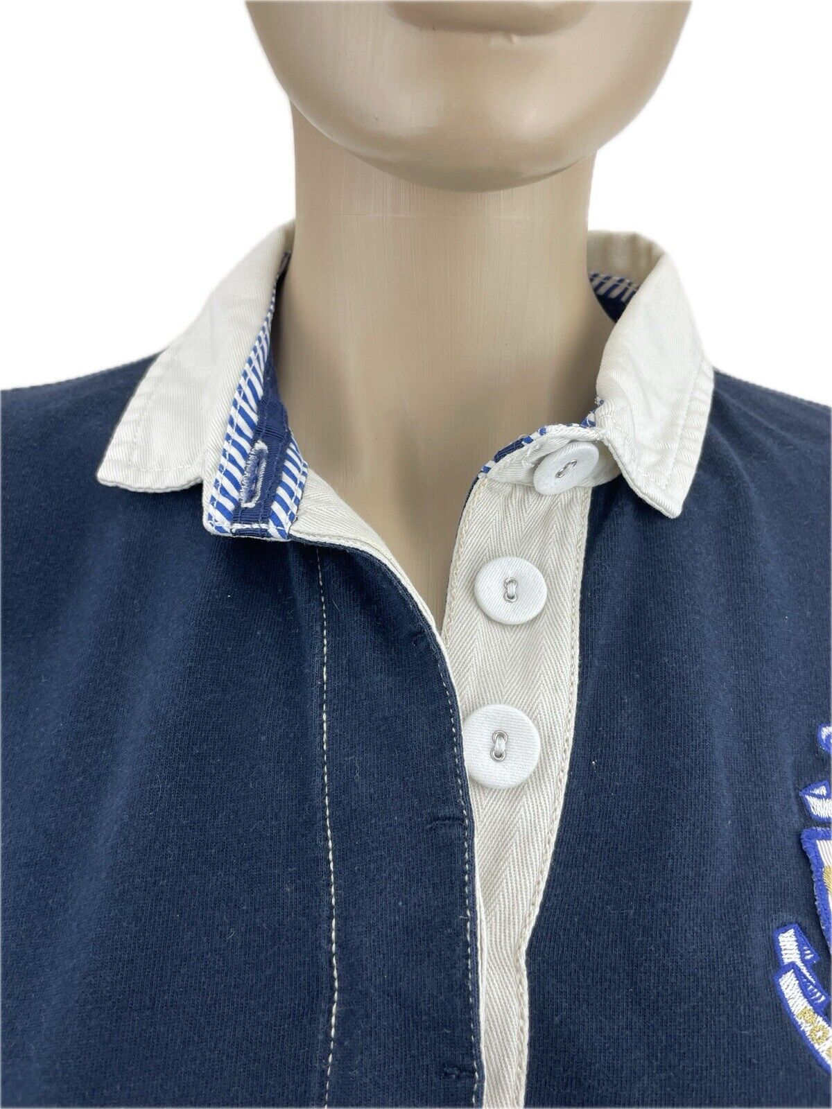 Ralph Lauren Poloshirt L Damen Pulli Frauen Sweatshirt Rugby Shirt Golf Pullover