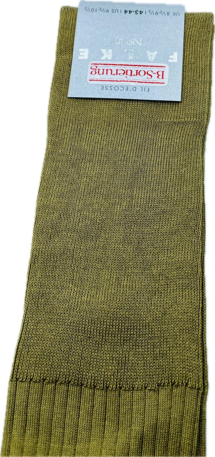 Falke No.10 Socken Gr. 43-44 Herren Kniestrümpfe Strümpfe Braun FIL D´ECOSSE