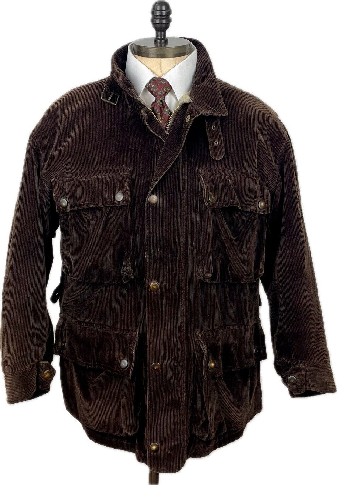 Belstaff Roadmaster M Herren Jacke Cordjacke Biker Jacken Vintage Motorradjacke
