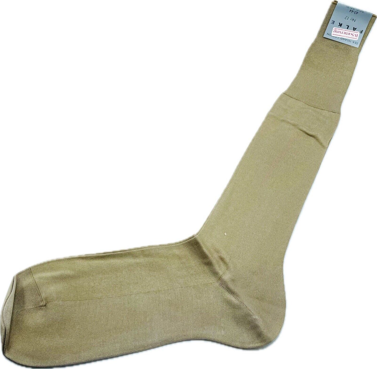 Falke No.12 Socken Gr 43-44 Herren Kniestrümpfe Strümpfe Braun Sea Island Cotton