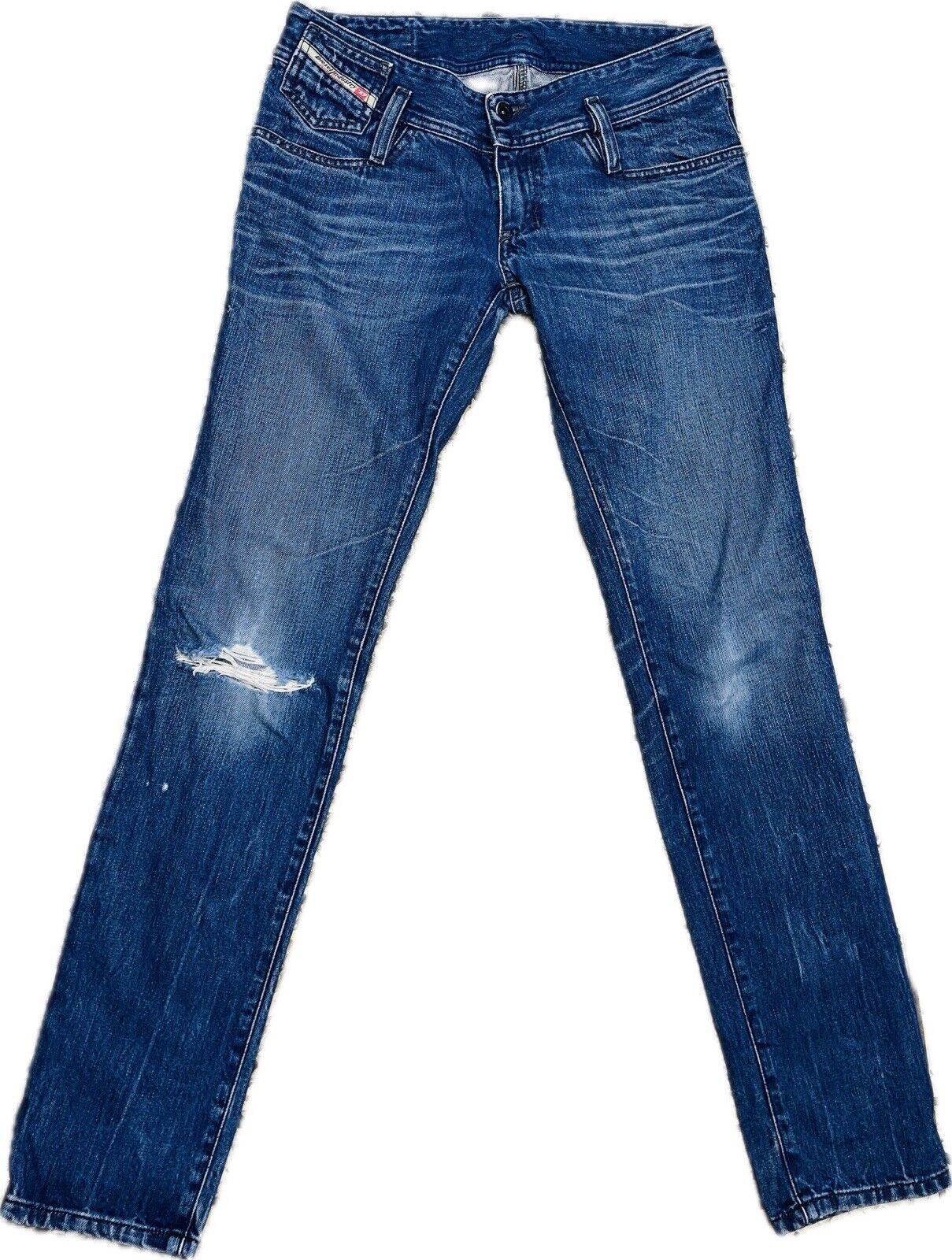 DIESEL Low Waist Jeans W28 L32 Damen Jeanshose Hose Frauen Skinny Y2K 90s