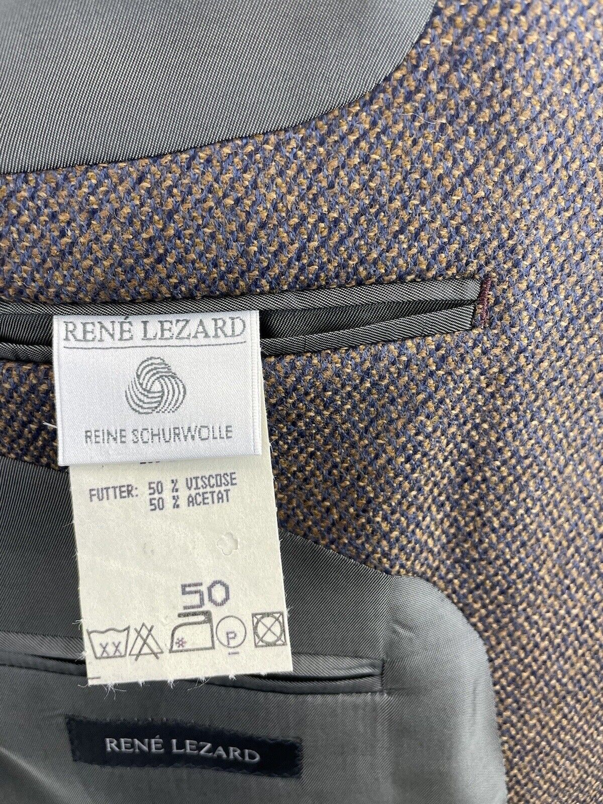 René Lezard Tweedsakko 50 Herren Männer Jackett Jacke Anzug Sakko Jagd Tweed