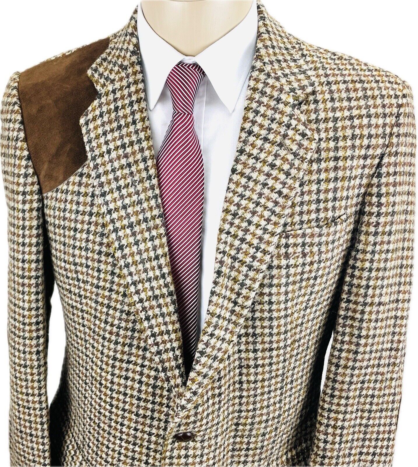 Harris Tweed Tweedsakko 52 Herren Schießjacke Jackett Jacke Sakkos Jagd Vintage