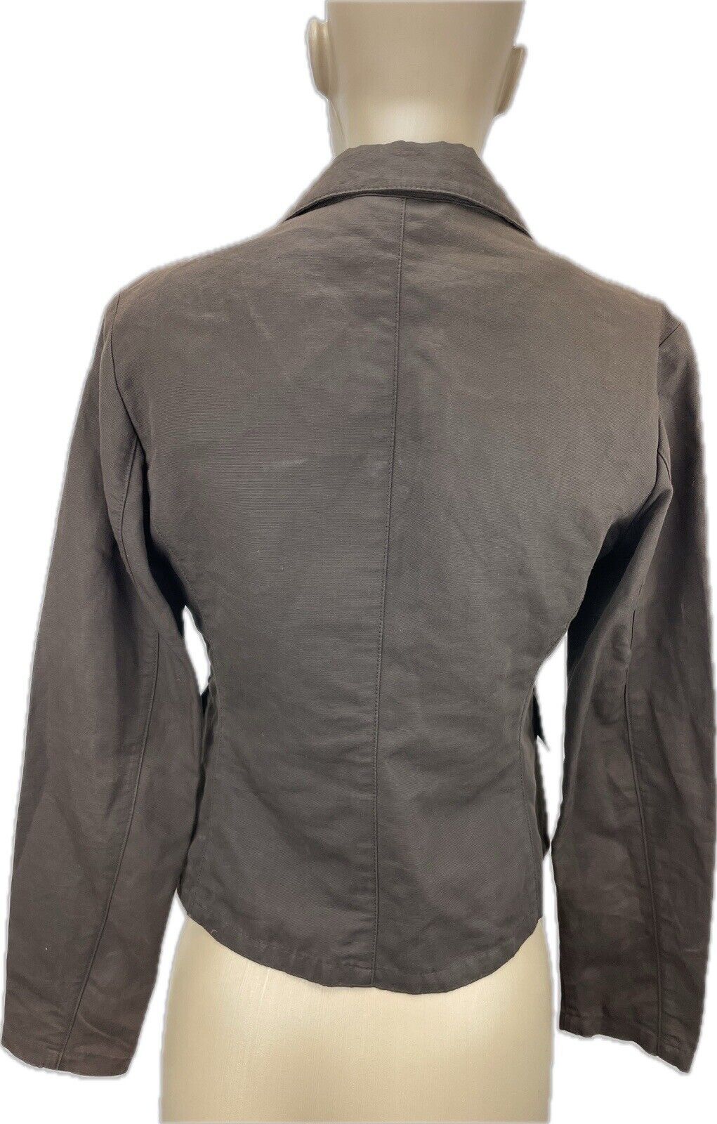 Moncler Leinenblazer Gr. 38 M 1 Damen Jacke Blazer Jacken Kostüm Frauen Leinen
