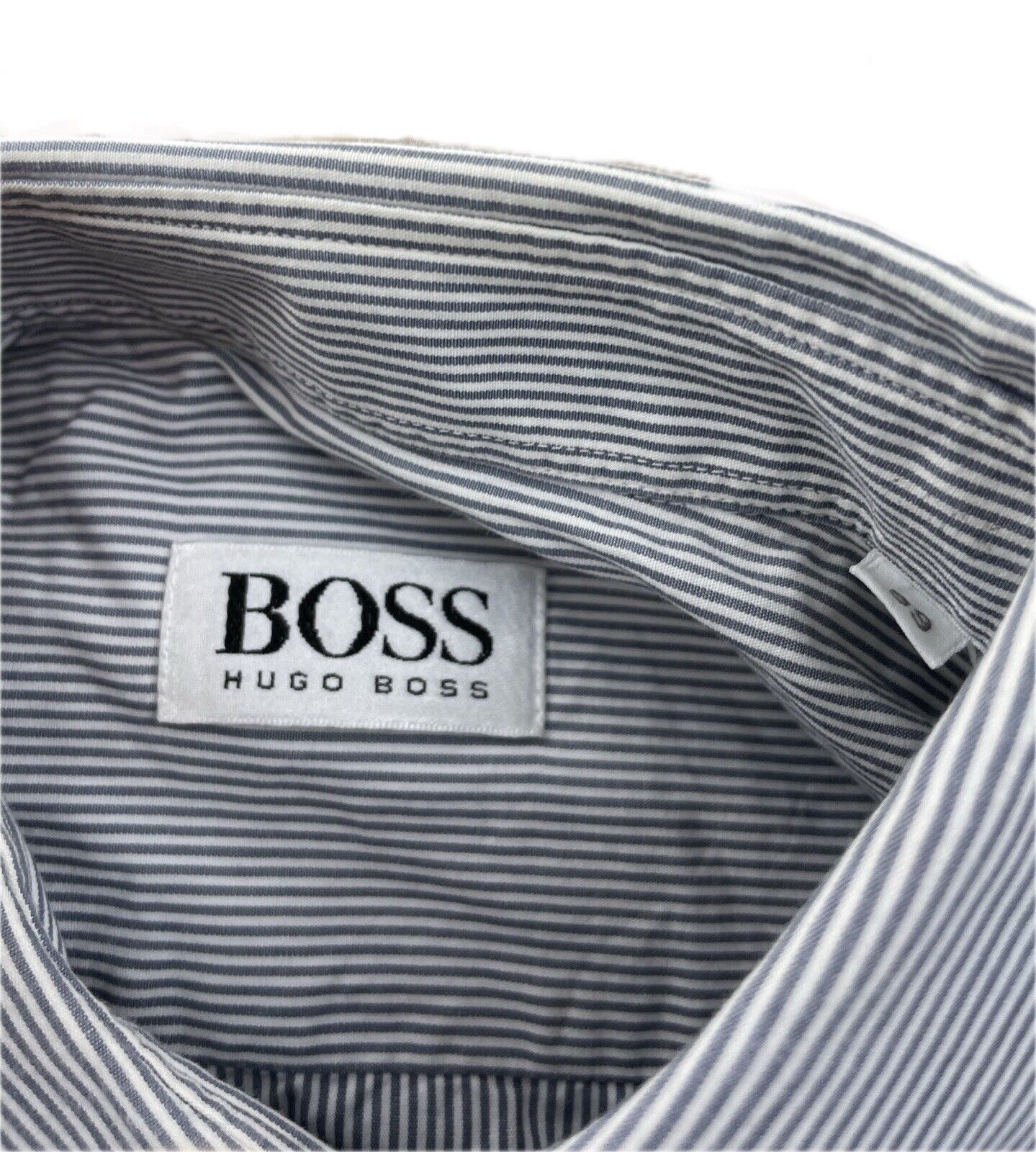 Hugo Boss Hemd Gr. 39 M Herren Hemden Männer Sweatshirt Businesshemd Vintage