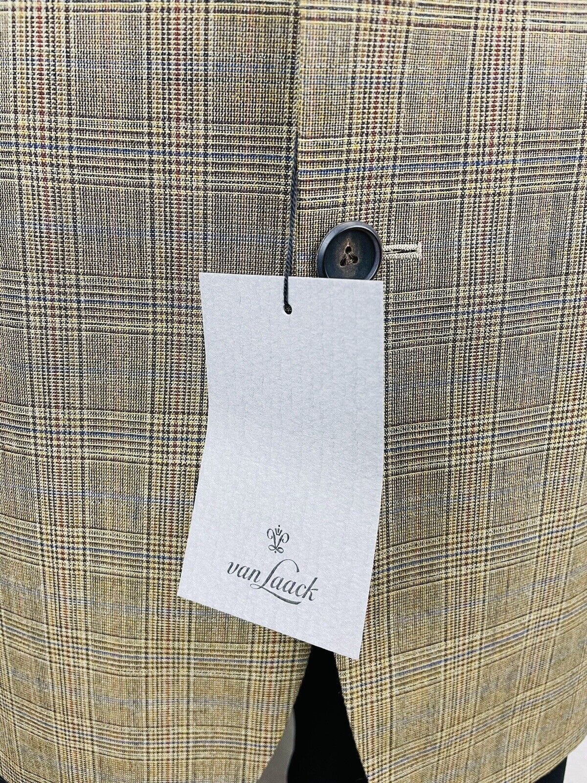 Van Laack Tweedsakko 50 NEU Herren Jackett Jacke Sakko Jagd Tweed Anzug Kariert