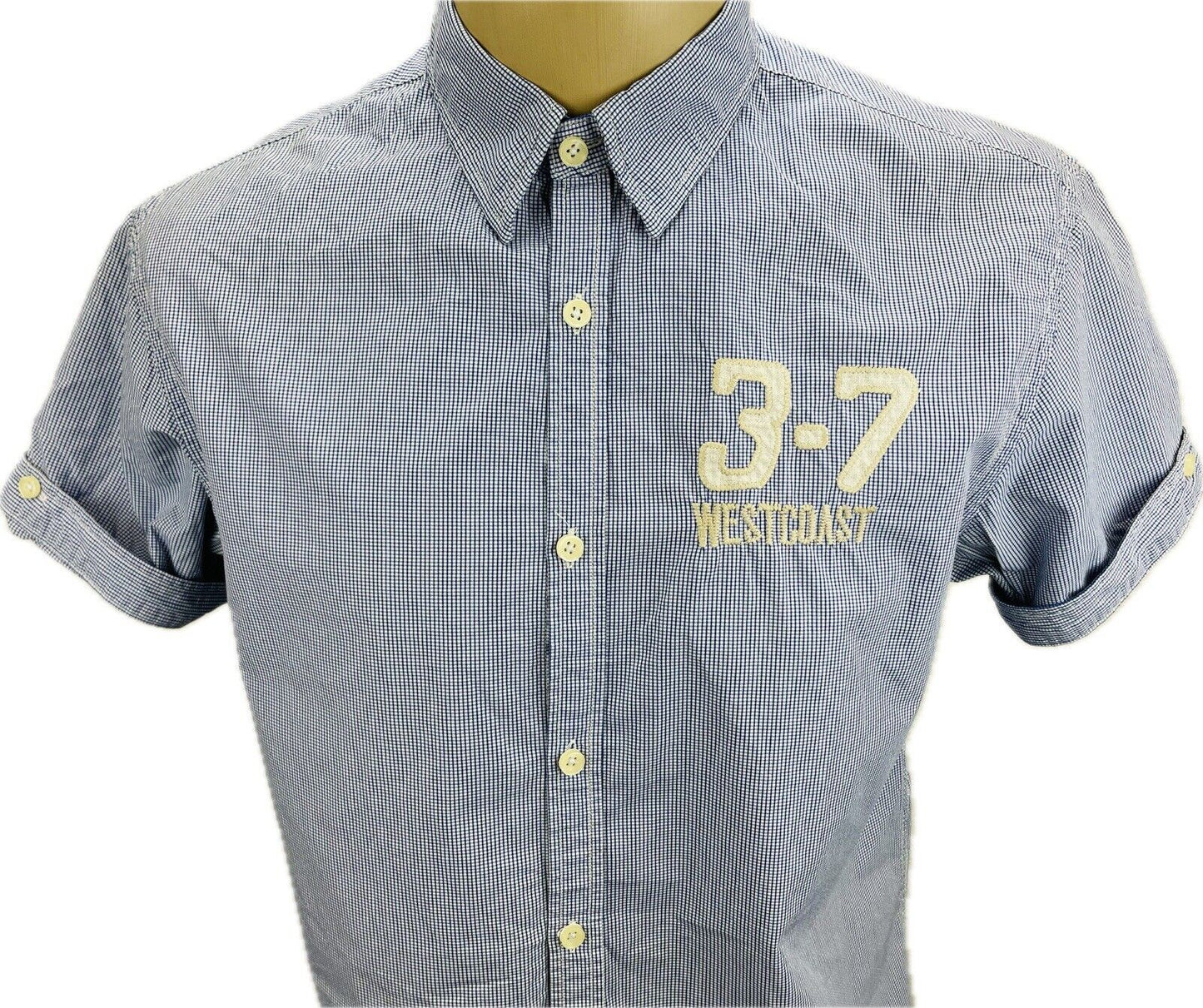Scotch & Soda Hemd Gr. L Herren Männer Hemden Sweatshirt Poloshirt Kurzarm