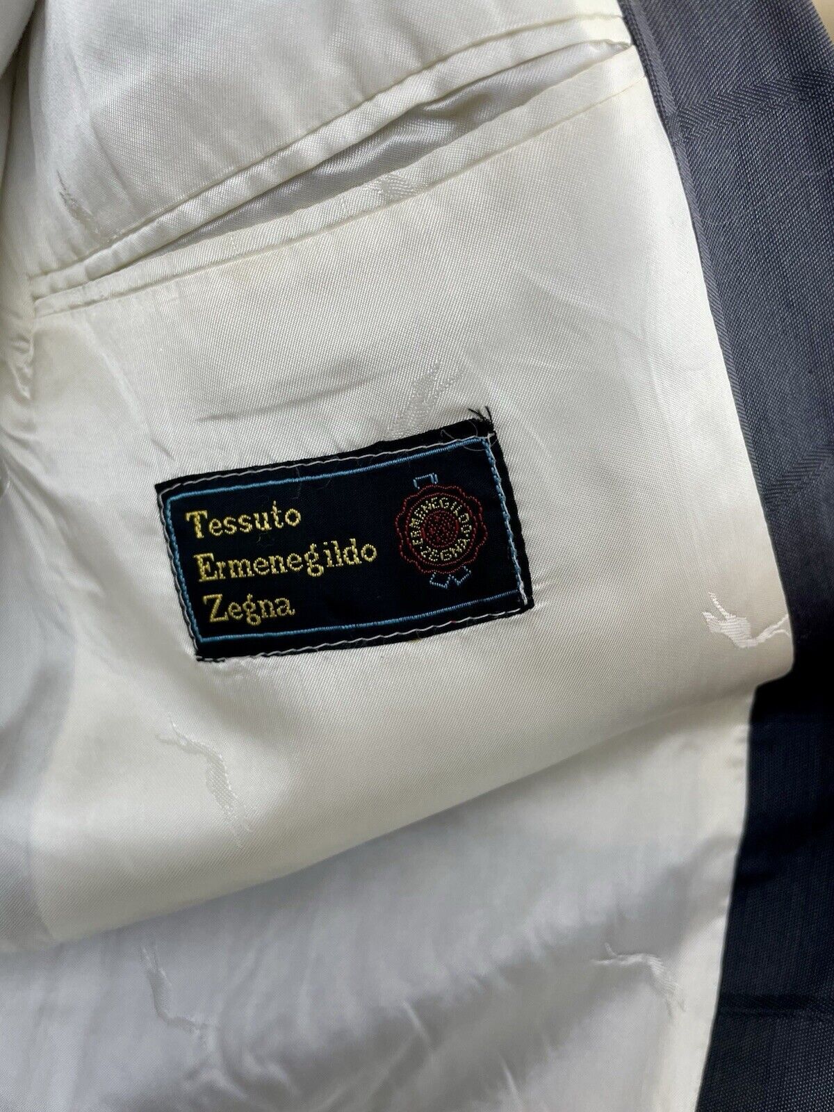 Ermenegildo Zegna Sakko 48 Herren Smoking Jackett Doppelreiher Anzug Vintage 80s