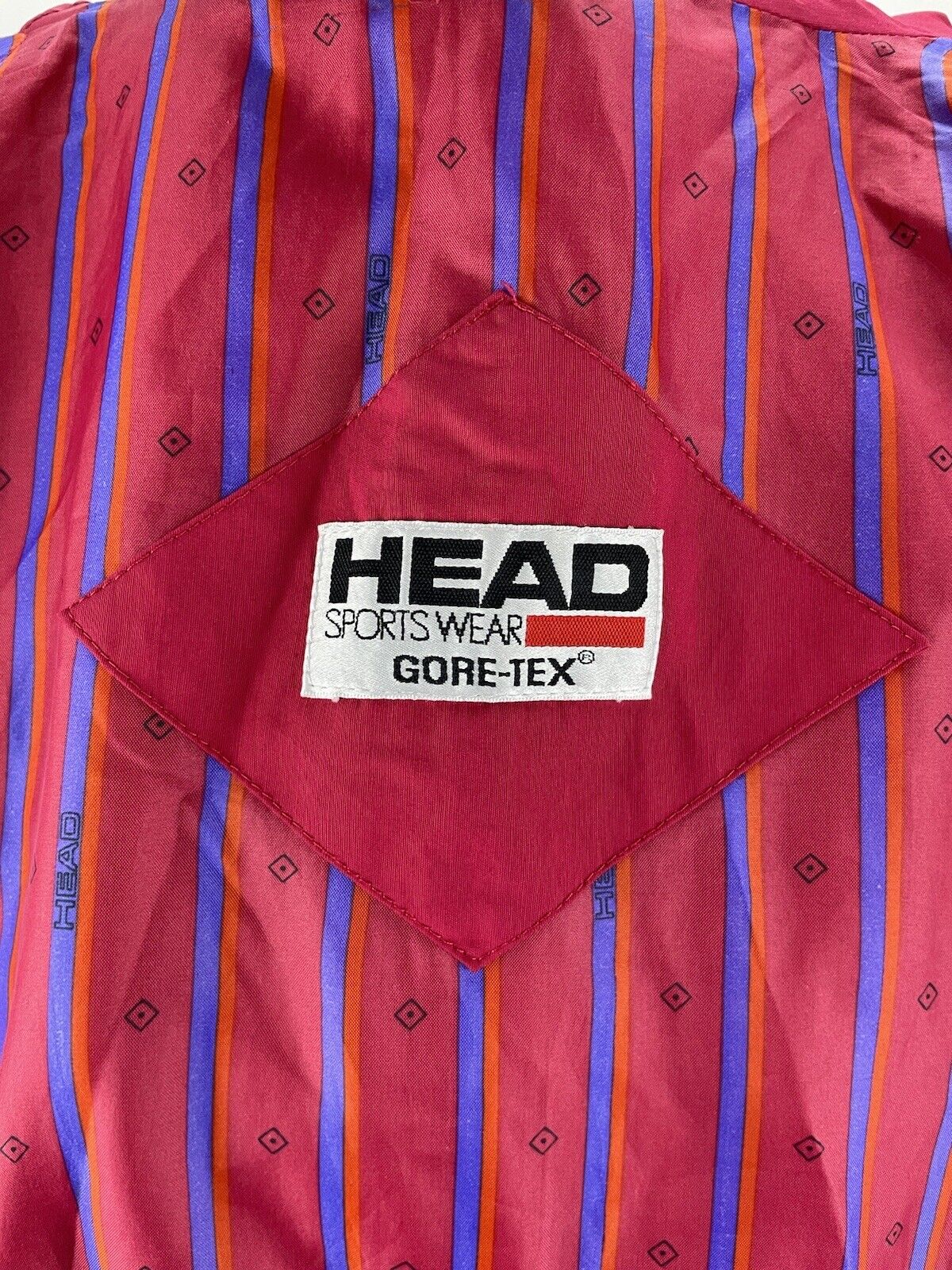 HEAD Jacke M Herren Regenjacke Anorak Männer Jacken Vintage 90s Sportjacke Retro