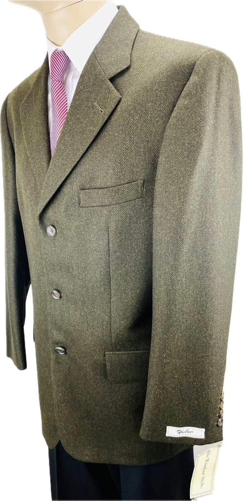 Loro Piana Tweedsakko 50 Herren Männer Jackett Jacke Sakko Jagd Tweed Anzug