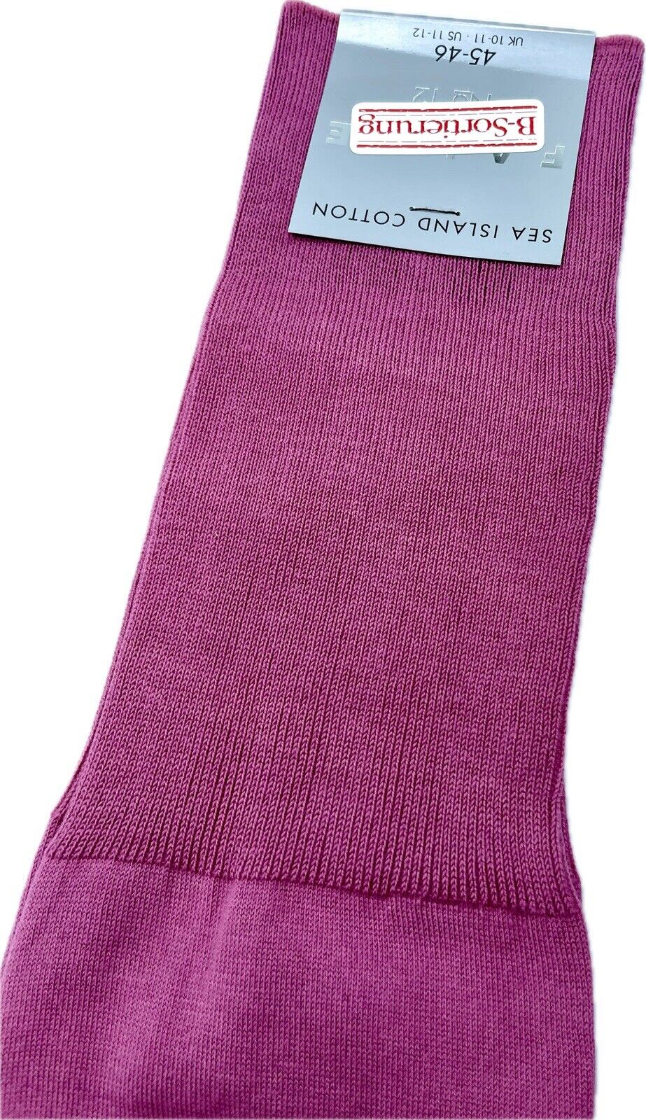 Falke No.13 Socken 45-46 Herren Kniestrümpfe Strümpfe Rosa Sea Island Cotton