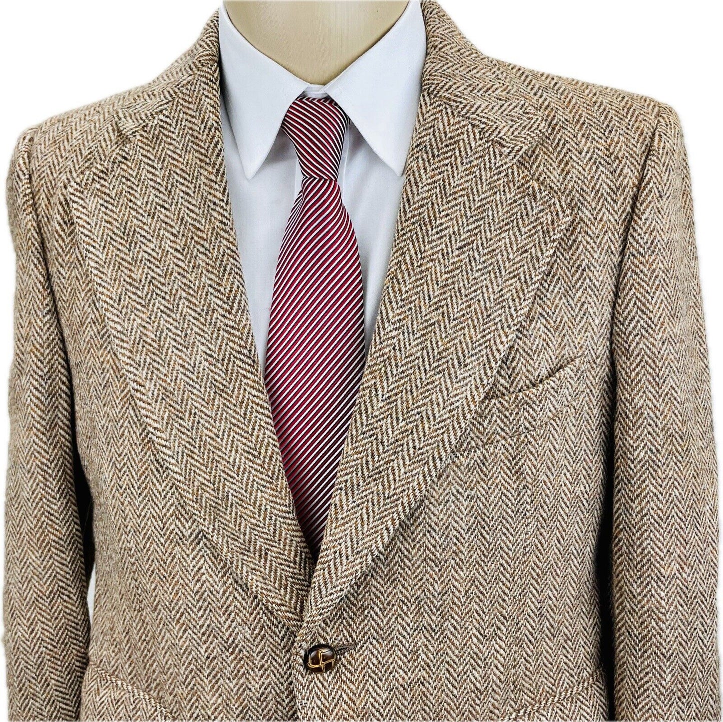 Harris Tweed Tweedsakko 25 Herren Jackett Jacke Anzug Sakkos Jagd Vintage 48