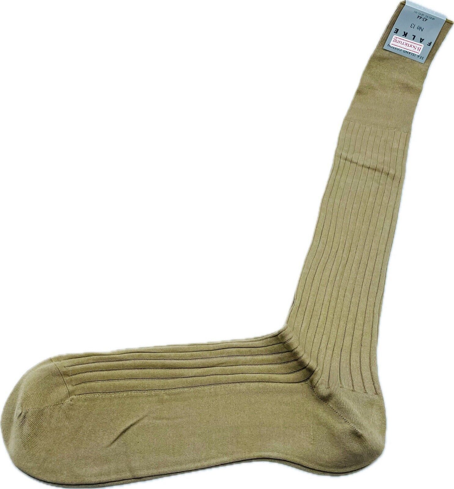 Falke No.13 Socken Gr 43-44 Herren Kniestrümpfe Strümpfe Braun Sea Island Cotton
