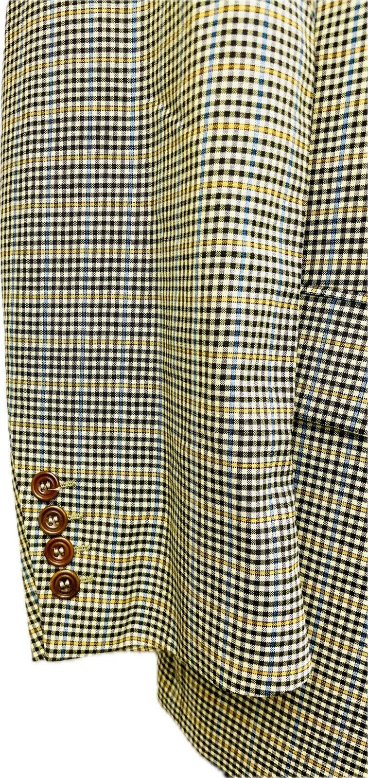 Odermark Sakko 28 Kariert Herren Jacke Jackett Anzug Tweed Vintage