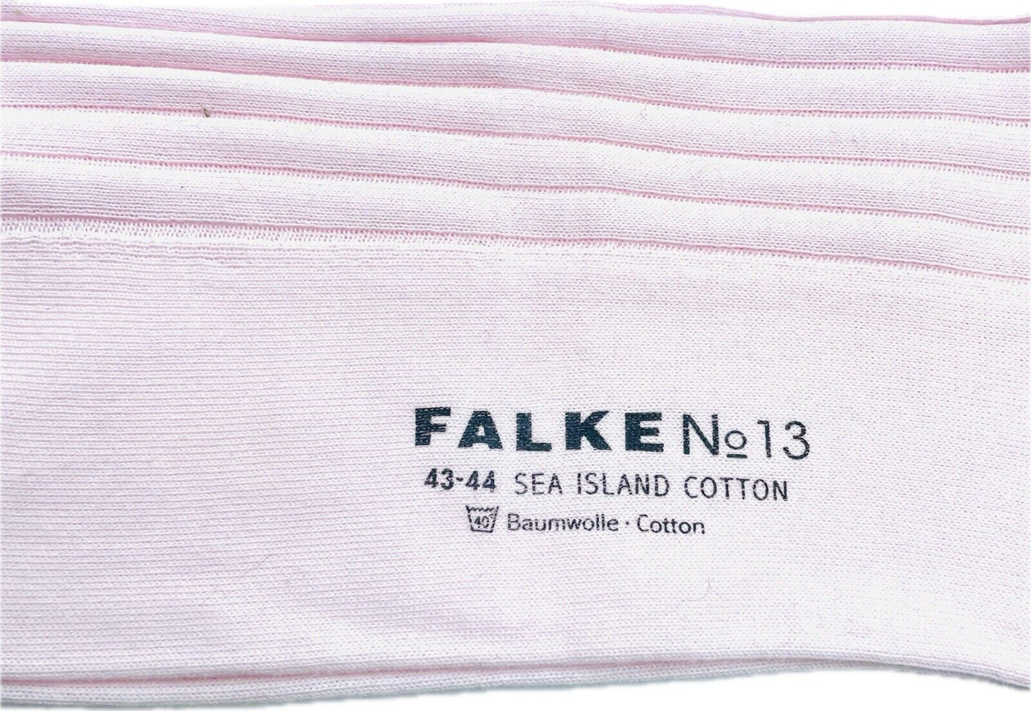 Falke No.13 Socken Gr 43-44 Herren Kniestrümpfe Strümpfe Rosa Sea Island Cotton