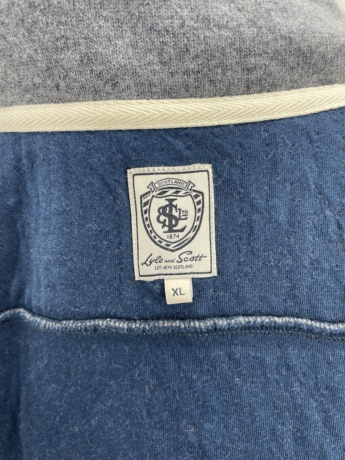 Lyle & Scott Sweatshirtjacke XL Wolle Herren Jacken Cardigan Strickjacke Golf