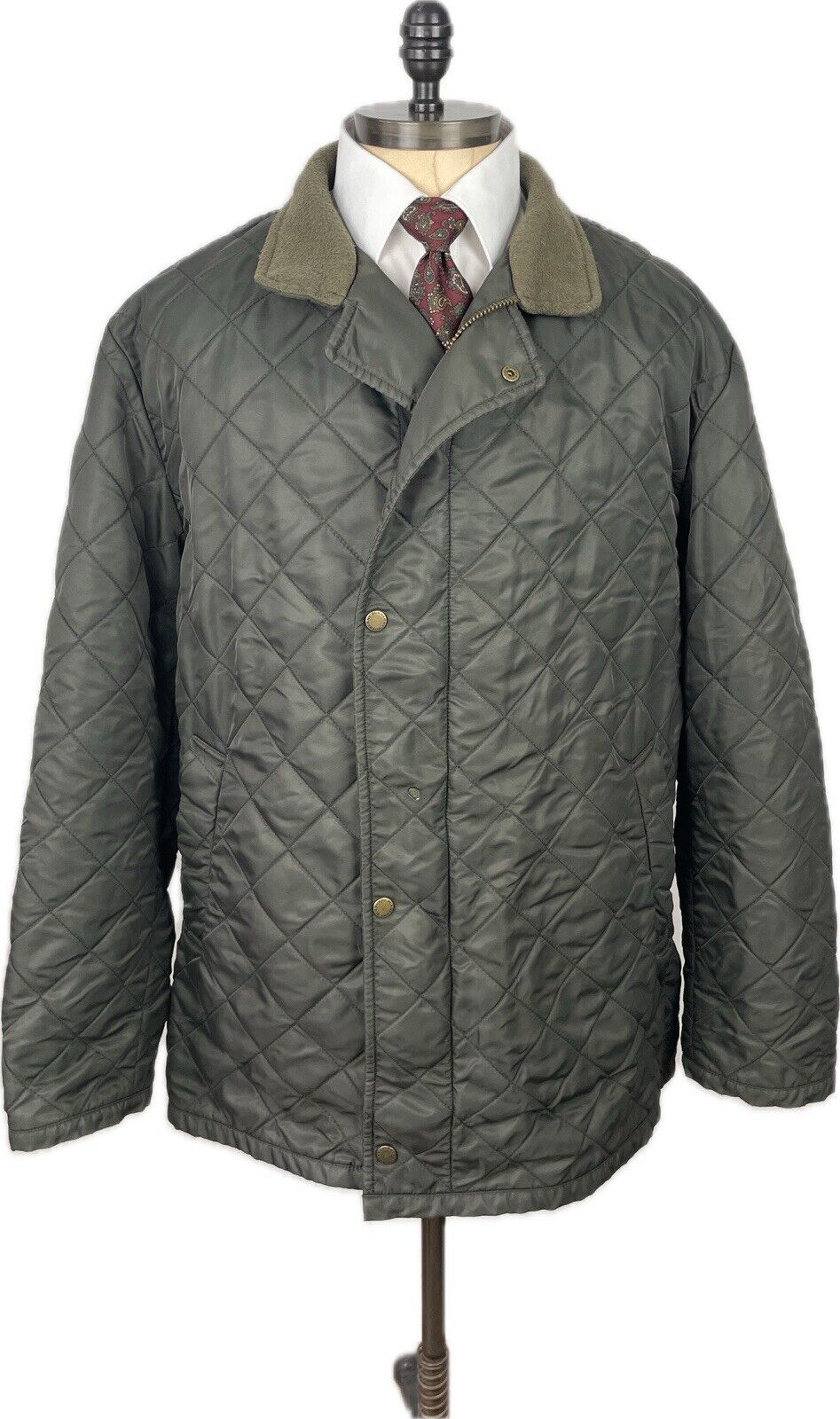 Burberry Steppjacke 2XL 56 XXL Herren Parka Mantel Jacken Wachsjacke Jagd Fleece