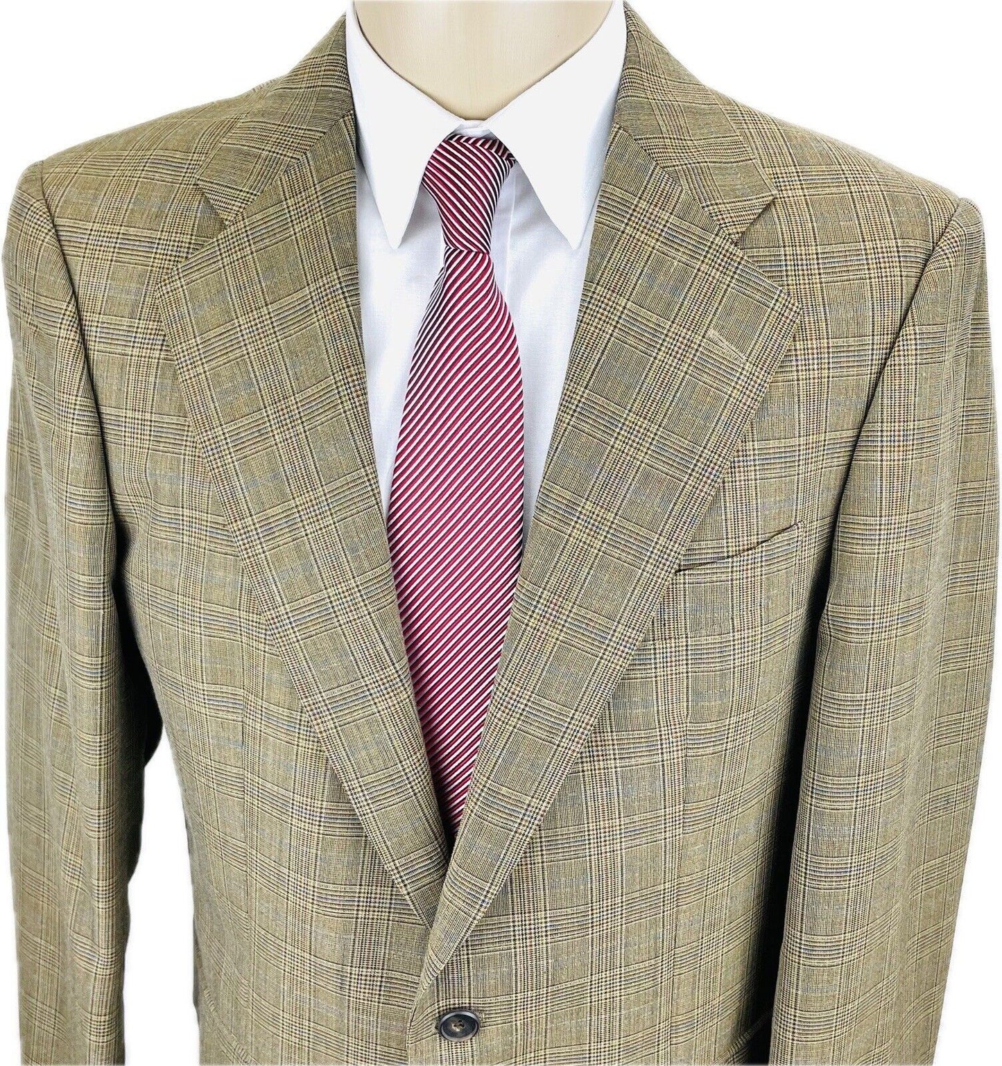Van Laack Tweedsakko 50 NEU Herren Jackett Jacke Sakko Jagd Tweed Anzug Kariert