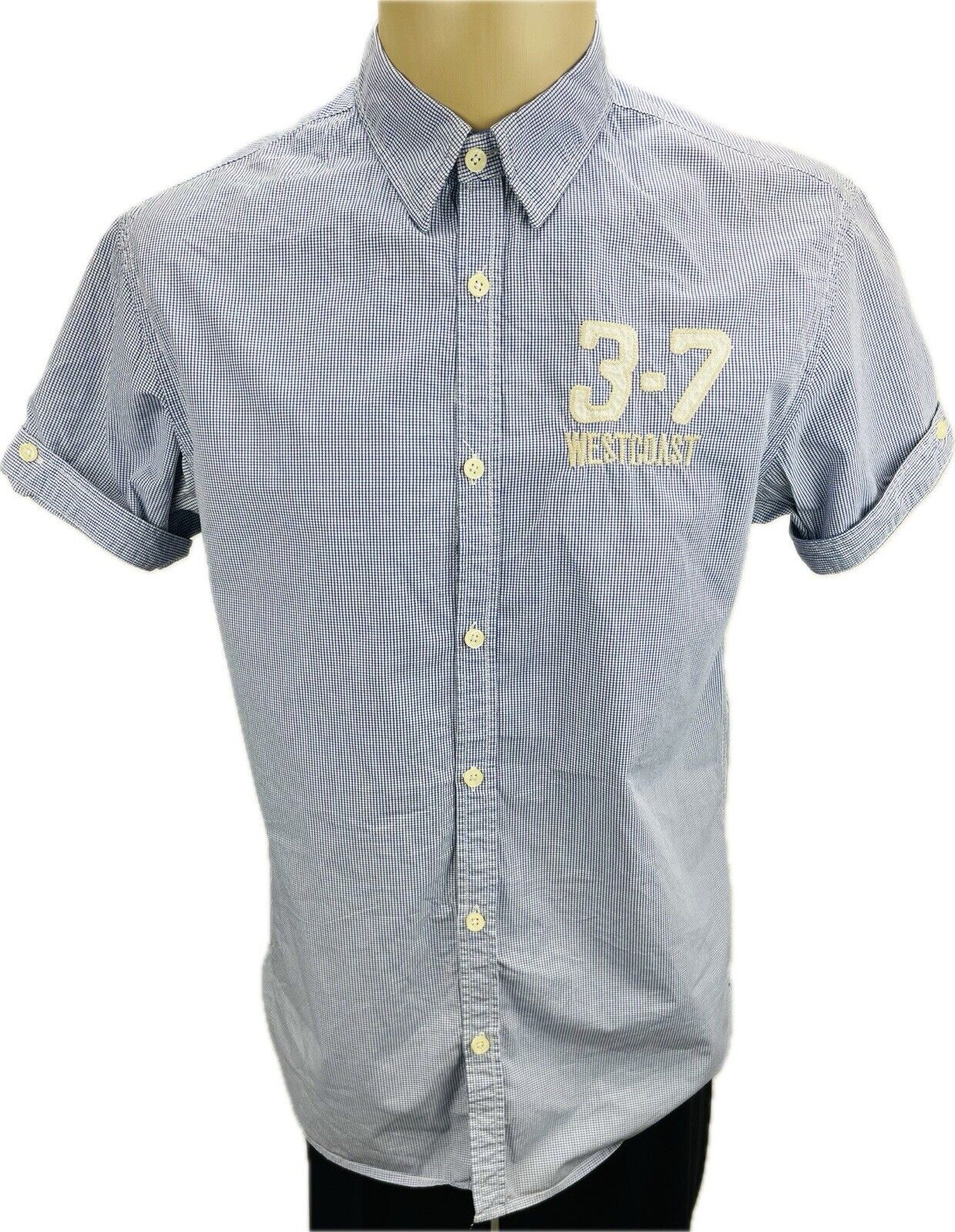 Scotch & Soda Hemd Gr. L Herren Männer Hemden Sweatshirt Poloshirt Kurzarm