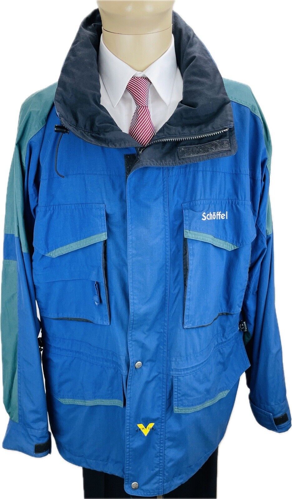 Schöffel Jacke L Herren Outdoor Parka Mantel Jacken Vintage 90s Y2K Venturi