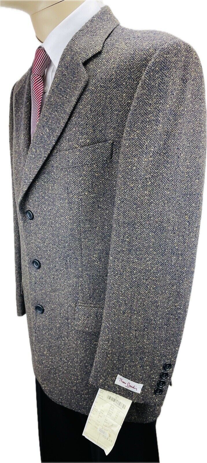 Pierre Cardin Tweedsakko 50 Herren Jackett Jacke Sakkos Jagd Anzug Paris Tweed