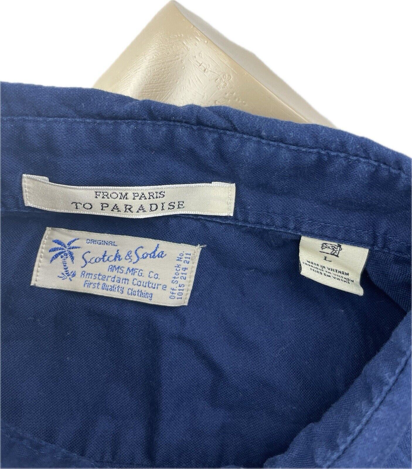 Scotch & Soda Hemd Gr. L Herren Männer Hemden Sommer Sweatshirt Poloshirt USA
