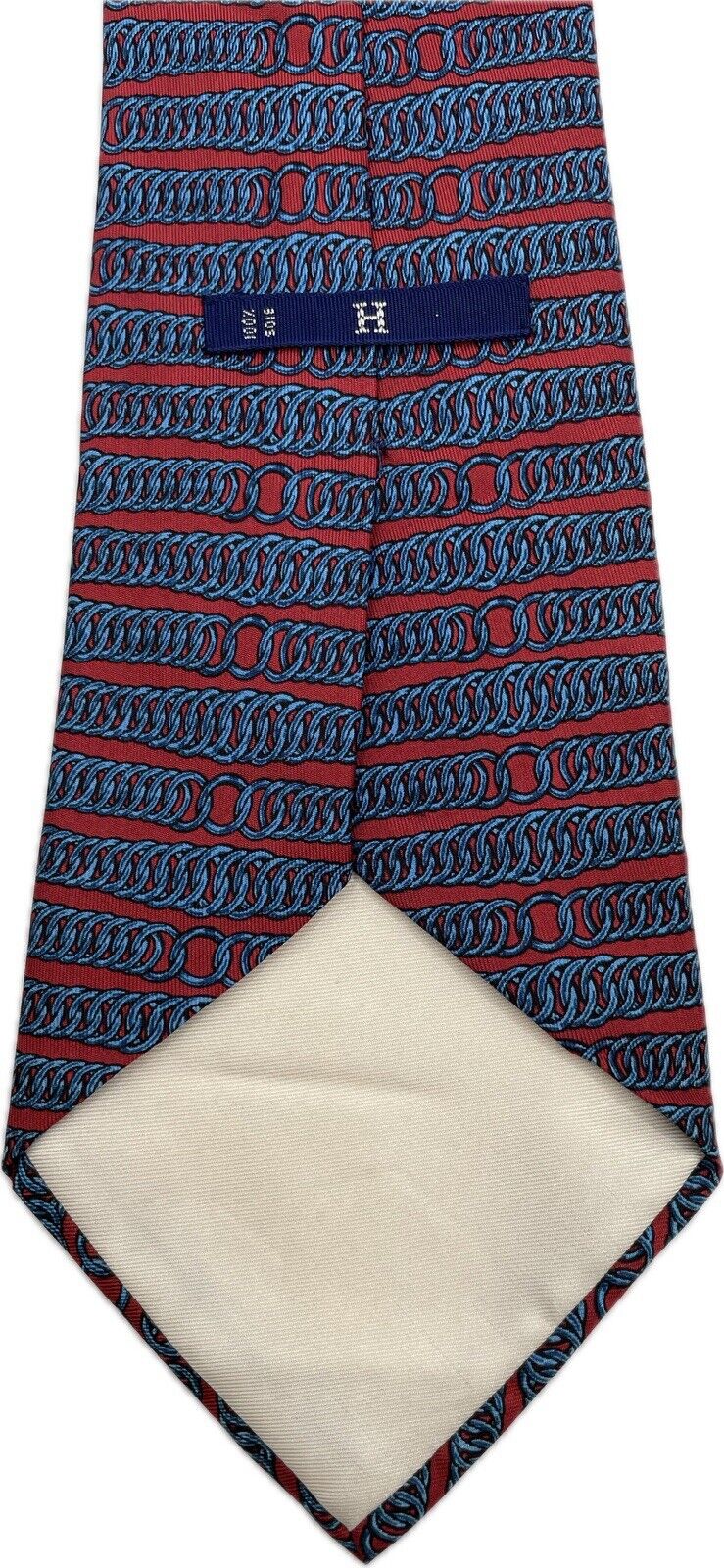 Hermès Paris Seidenkrawatte Herren Krawatten Binder Schlips Vintage Silk Tie